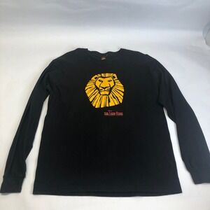 Disney The Lion King Broadway Musical Long Sleeve Shirt‎ Black Adult L